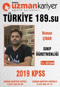 kpss sınıf bursa