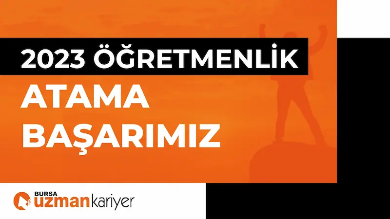 2023 KPSS ÖĞRETMENLİK ATAMA BAŞARIMIZ